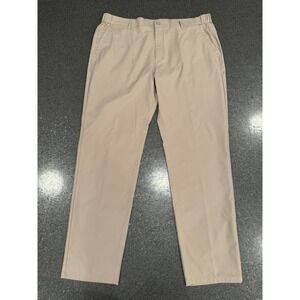 Jack Archer Pants Mens 38x32 Oak Khaki Performance Chino Straight Leg Flat Front